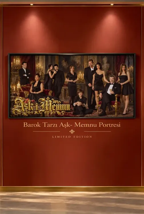 Aşk-ı Memnu – Barok Tarzı Dizi Temalı Çerçeveli Tablo | Büyük Boy Kanvas (2:1)