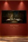 Rembrandt Tarzı Stalin Portresi – Tarihi ve Politik Figür Temalı Çerçeveli Tablo | Büyük Boy Kanvas (2:1)
